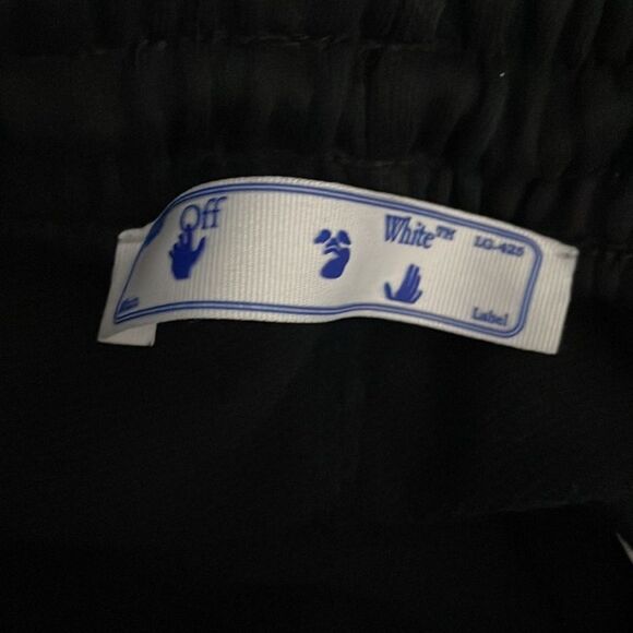 NWT 695.00 OFF WHITE Rainbow Sweatpants in Black Multi SIZE  XXS - Picture 6 of 7